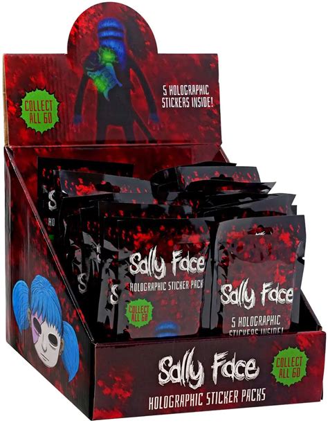 Sally Face Sally Face Holographic Trading Card Sticker Box 24 Packs UCC Distributing Inc. - ToyWiz