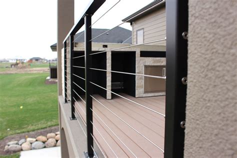 Modern stainless steel cable deck railing Aluminum Railing Deck, Deck Railings, Handrail, Deck ...