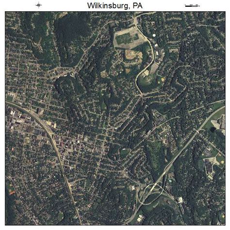 Aerial Photography Map of Wilkinsburg, PA Pennsylvania