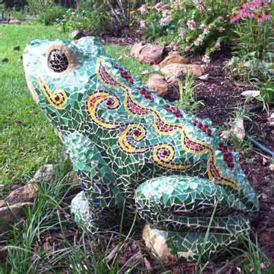 Mosaic Concrete Lawn Sculptures | How To Mosaic