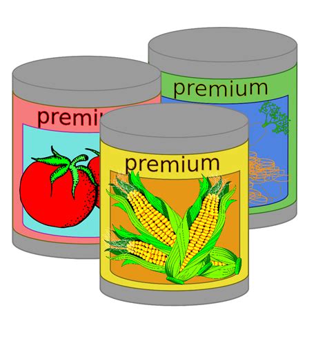 Canned Food Clip Art at Clker.com - vector clip art online, royalty free & public domain