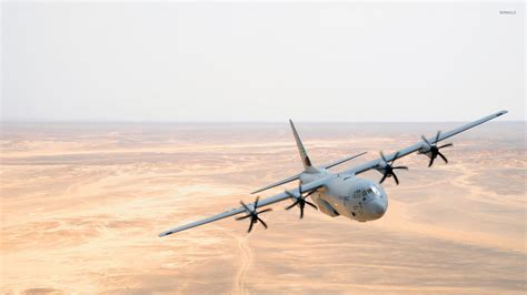 Lockheed Martin C 130j Super Hercules In The Sky Wallpaper Aircraft ...