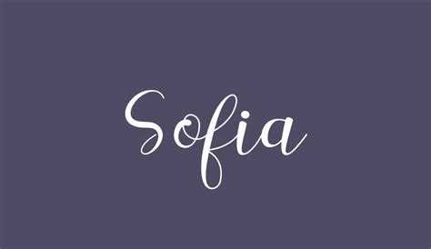 Sofia font - Sofia font download