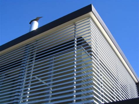 Motorized Electric Automatic Aluminum Sun Shade Louvers