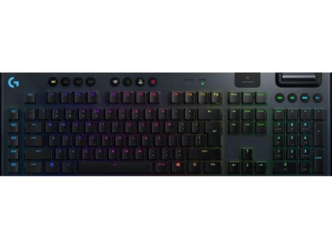 Logitech G915 LIGHTSPEED Wireless RGB Keyboard (Clicky), Bluetooth ...