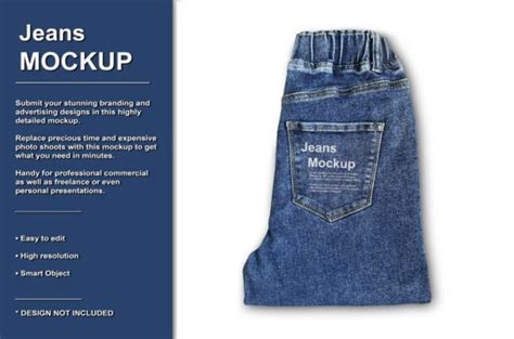 Jeans Mockup Graphic by N`Design · Creative Fabrica