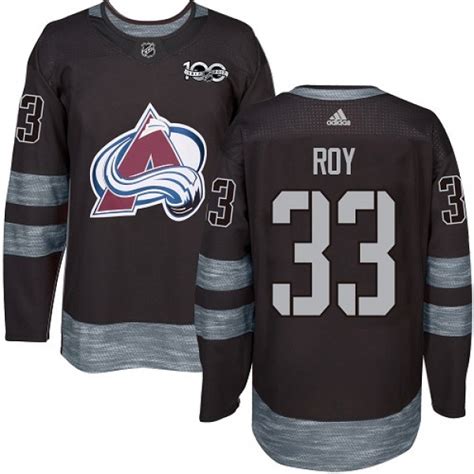 Men's Patrick Roy Colorado Avalanche Adidas 1917- 100th Anniversary ...