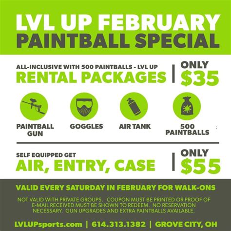 ohio-paintball-coupon-february - LVL UP Sports Paintball Park