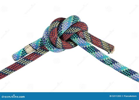 Overhand knot stock image. Image of kernmantle, cord, connect - 5311203