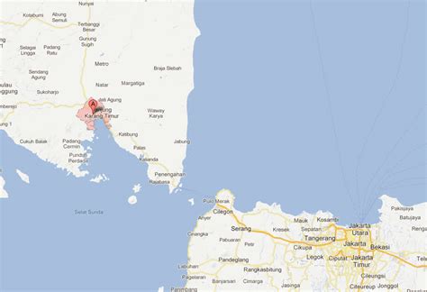 Bandar Lampung Map - Indonesia