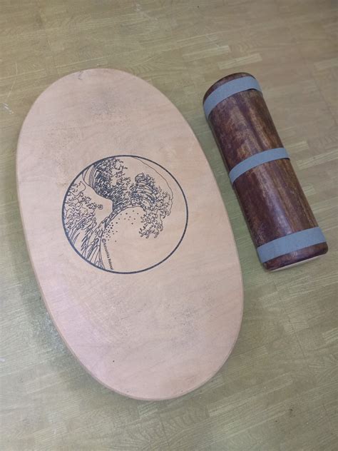 [BALBO] Great Wave Balance Board in Natural Wood, Sports Equipment ...