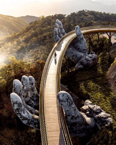 Amazing Golden Bridge of Vietnam near Da Nang - Travel Guide