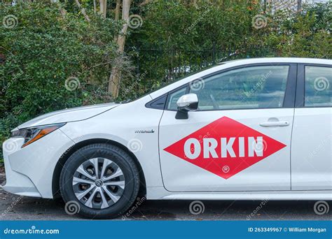 Driver S Side of Orkin Pest Control Car with Logo Editorial Photography ...