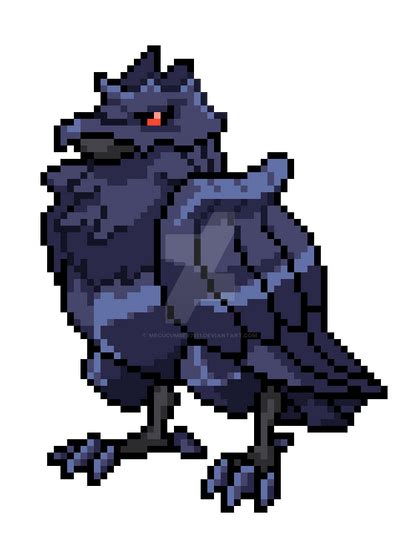 Corviknight Sprite by MrCucumber7511 on DeviantArt