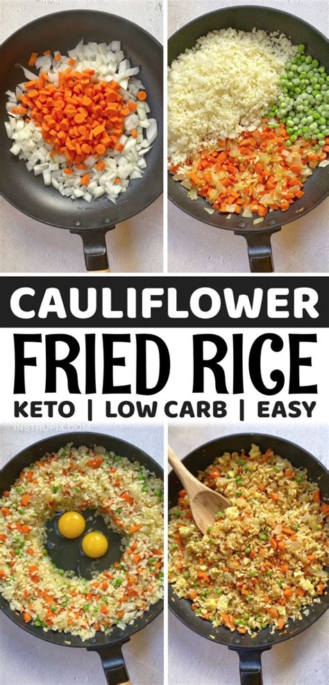 Keto Cauliflower Fried Rice (Easy Low Carb Dinner Recipe!)