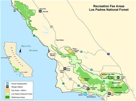 map of forest areas los padres - A-Town Daily News – Atascadero News Leader