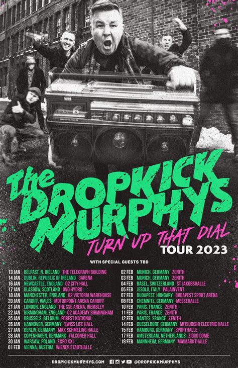 Dropkick Murphys - Tour 2023 - 02/02/2023 - München - Bayern ...