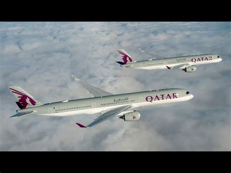 Qatar Airways Airbus A350-1000 beautiful takeoff - YouTube