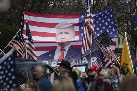 Hundreds across country answer Trump's call to 'liberate' states from lockdown as they protest ...