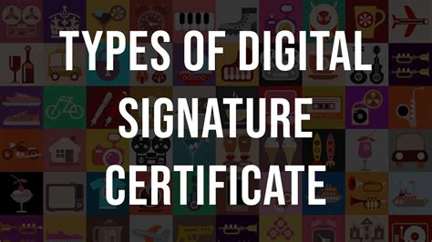 Types of Digital Signature Certificate and there applications - Apicountry