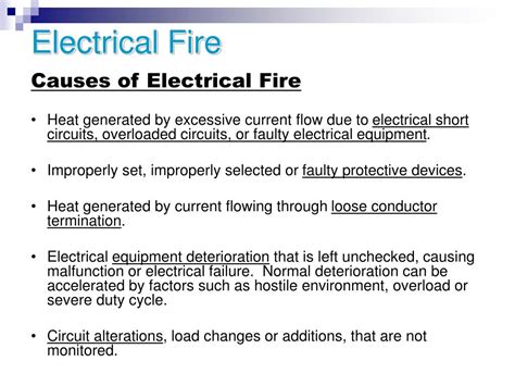 PPT - Sharing of Incidents on Electrical Fire PowerPoint Presentation ...