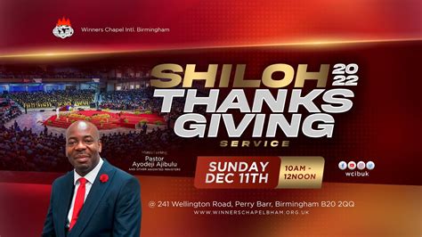 SHILOH 2022 | THANKSGIVING SERVICE | 11TH DECEMBER 2022 | Winners ...