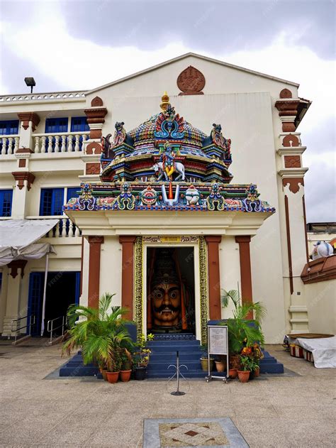 Premium Photo | The hindu temple in little india singapore