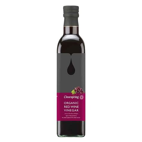 Clearspring Organic Red Wine Vinegar 500 ml - Spicebox Organics