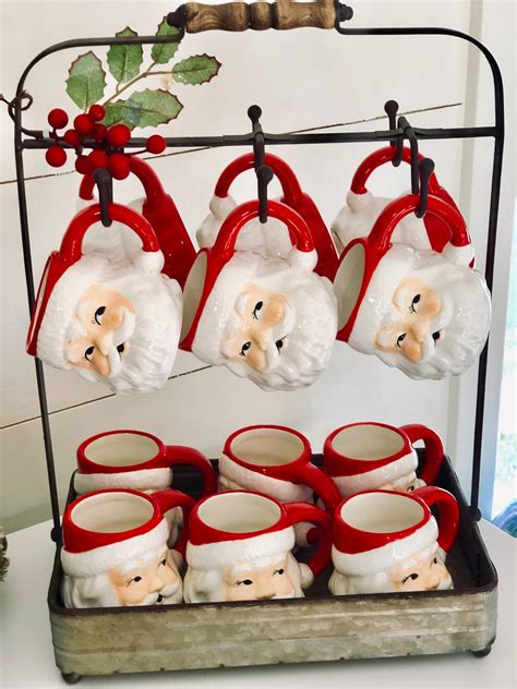 Santa Mugs and a Delicious Hot Chocolate recipe - Karins Kottage