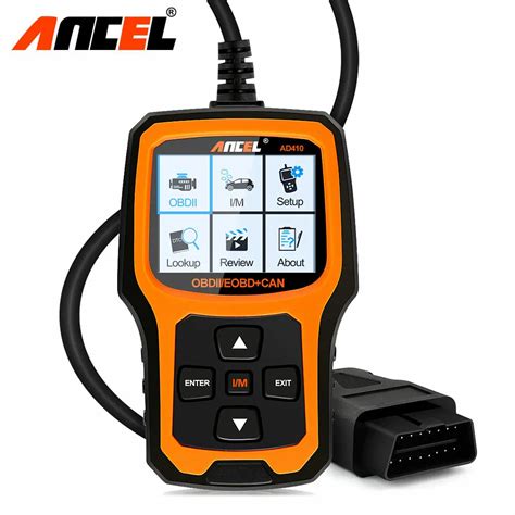 OBD2 OBD Car Diagnostic Auto Scanner Diagnostic Tool ANCEL AD410 Read Clear Fault Error Codes ...