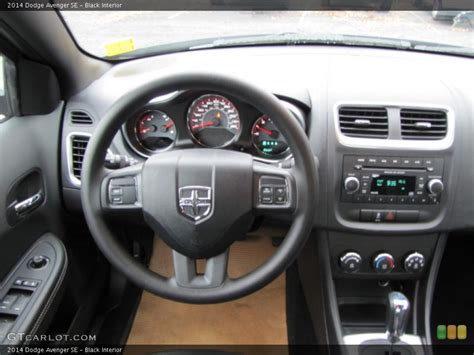 Black Interior Dashboard for the 2014 Dodge Avenger SE #88235223 ...