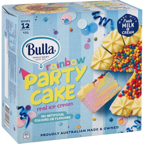 Bulla Rainbow Ice Cream Cake – Gluten Free Products of Australia