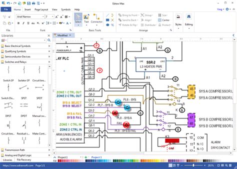 Electrical Wiring Diagram Drawing Software | Motor Wiring Diagram