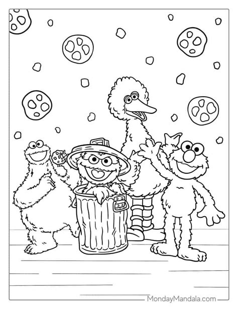 Free Sesame Street Coloring Pages