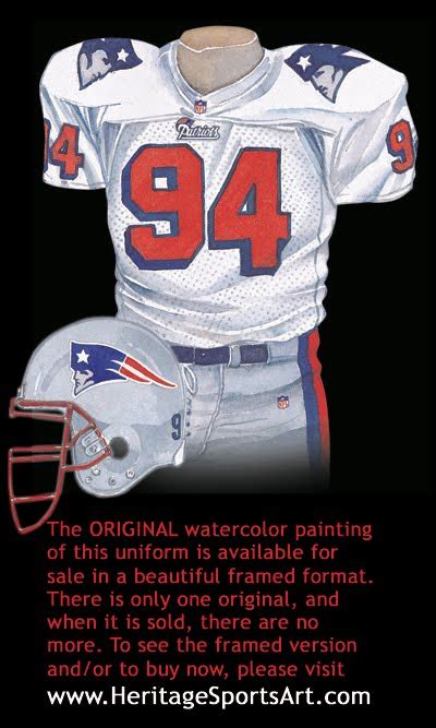 New England Patriots Uniform and Team History | Heritage Uniforms and ...