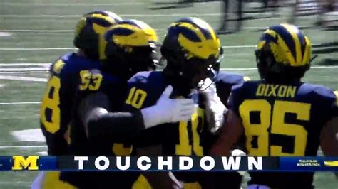 Michigan QB Alex Orji 4 yard TD run vs. Colorado State - YouTube