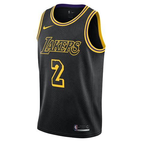 Nike Lonzo Ball City Edition Swingman Jersey (los Angeles Lakers) Men's Nba Jersey in Black for ...