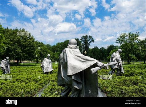 Korean War Veterans Memorial, Washington, DC Stock Photo - Alamy