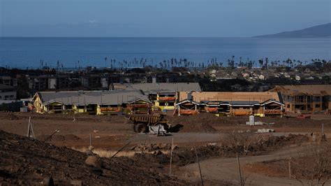 Lahaina locals worry rebuilding after the fire will price them out : NPR