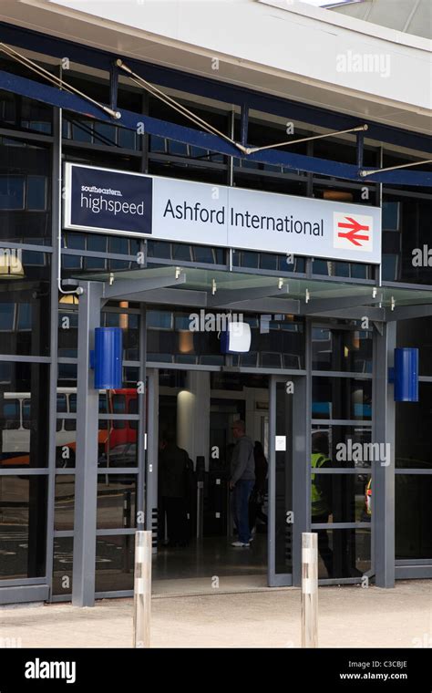 Ashford International railway station entrance door in Ashford, Kent Stock Photo: 36537270 - Alamy