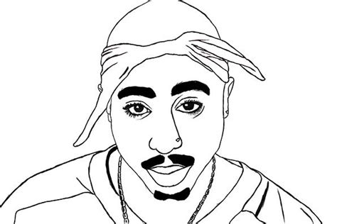 Tupac Lineart by bonezluc on DeviantArt