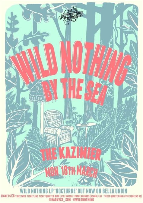 Wild Nothing | Wild nothing, Poster art, Neon signs