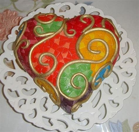 Rainbow Heart cake - Cake by Zohreh - CakesDecor