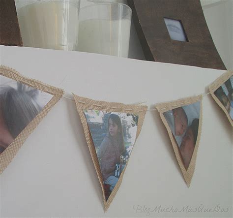 Mucho Más Que Dos: DIY. Banderines Fotográficos.