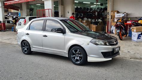 Rim R3 Proton Saga FLX | Toyo Proxes TR1 195/50/15 | Weng Choon Ming Jalan Reko - YouTube