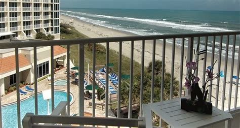 Hilton Melbourne Beach Oceanfront Hotel, Fl - Full Balcony From The Oceanview Guestroom ...