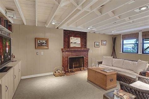 Basement ceiling ideas include paint paneling drop ceilings and even fabric. in 2020 | Low ...