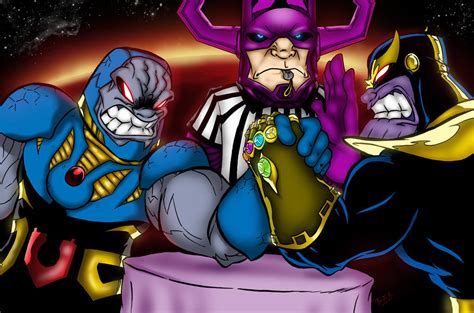 Darkseid Vs Thanos by OUTCASTComix on DeviantArt