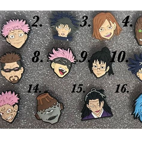 Jujutsu Kaisen Croc Charms - Etsy