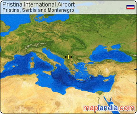 Pristina International Airport | Pristina Google Satellite Map